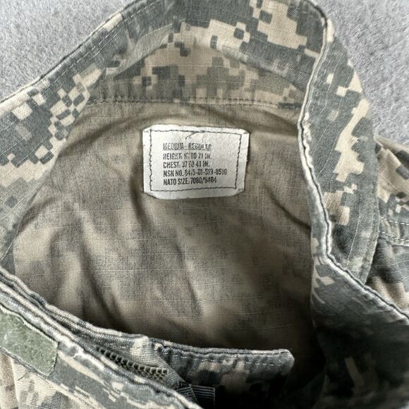 US Military ACU Army Combat Uniform Coat UCP Digital Camo Ripstop Medium Reg - Picture 6 of 16